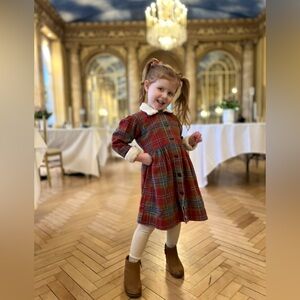 Vintage Ralph Lauren Tartan Dress (4T)